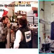 First Satellite Phone Call from Pole